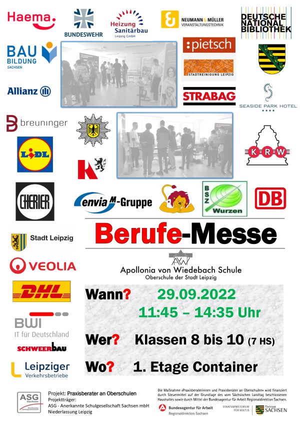 Plakat Berufe Messe ohne Logos